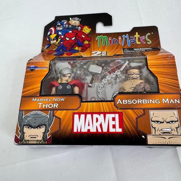 5 for $25| Diamond Select Toys Marvel Minimates Thor & Absorbing Man - Picture 5 of 5